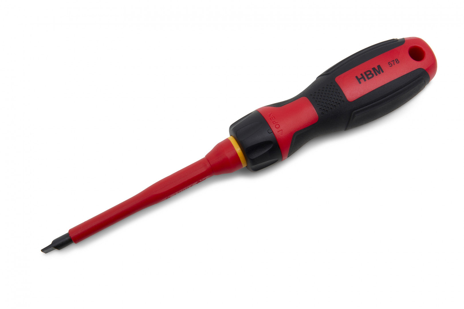 Sada 8 izolovaných skrutkovačov vde pre elektrikárov s vymeniteľnými hrotmi hbm