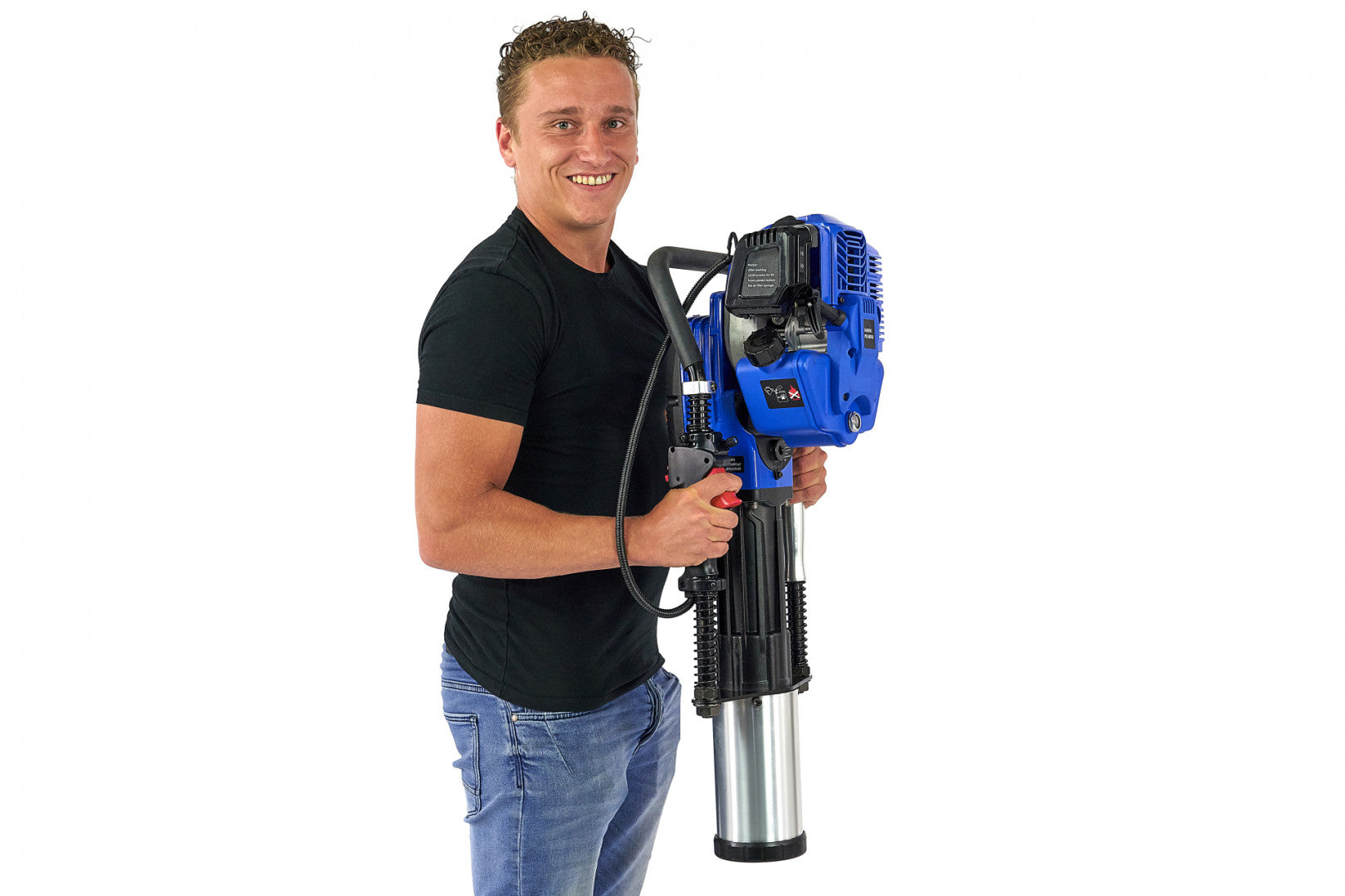 Benzínové baranidlo na zatĺkanie stĺpikov, s motorom 52cm3, 2hp HBM