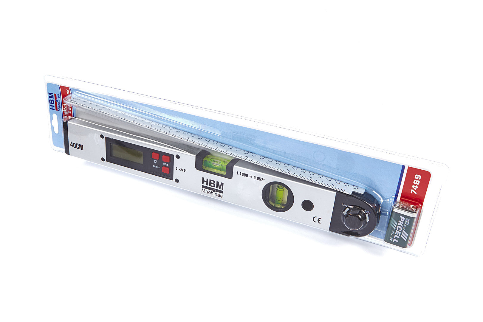 Vodováha s uhlomerom 400 mm hbm