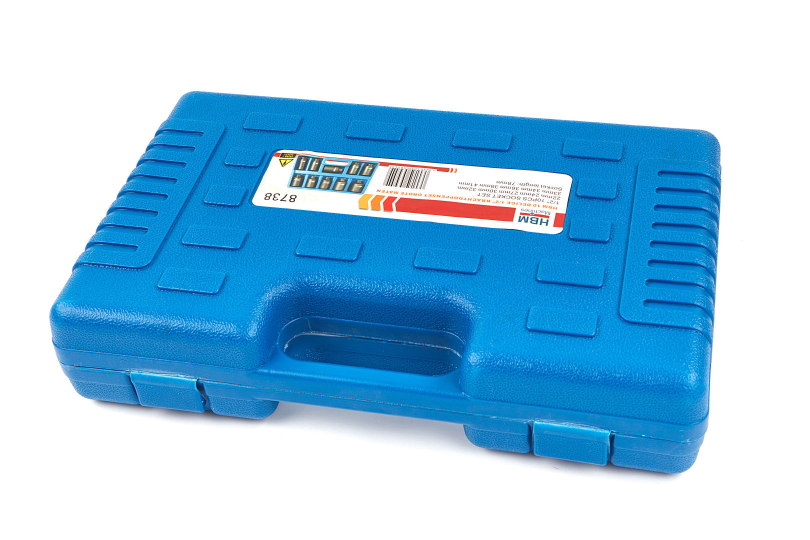 Súprava dlhých rázových nástrčiek 1/2, 22–41 mm, 10 kusov hbm