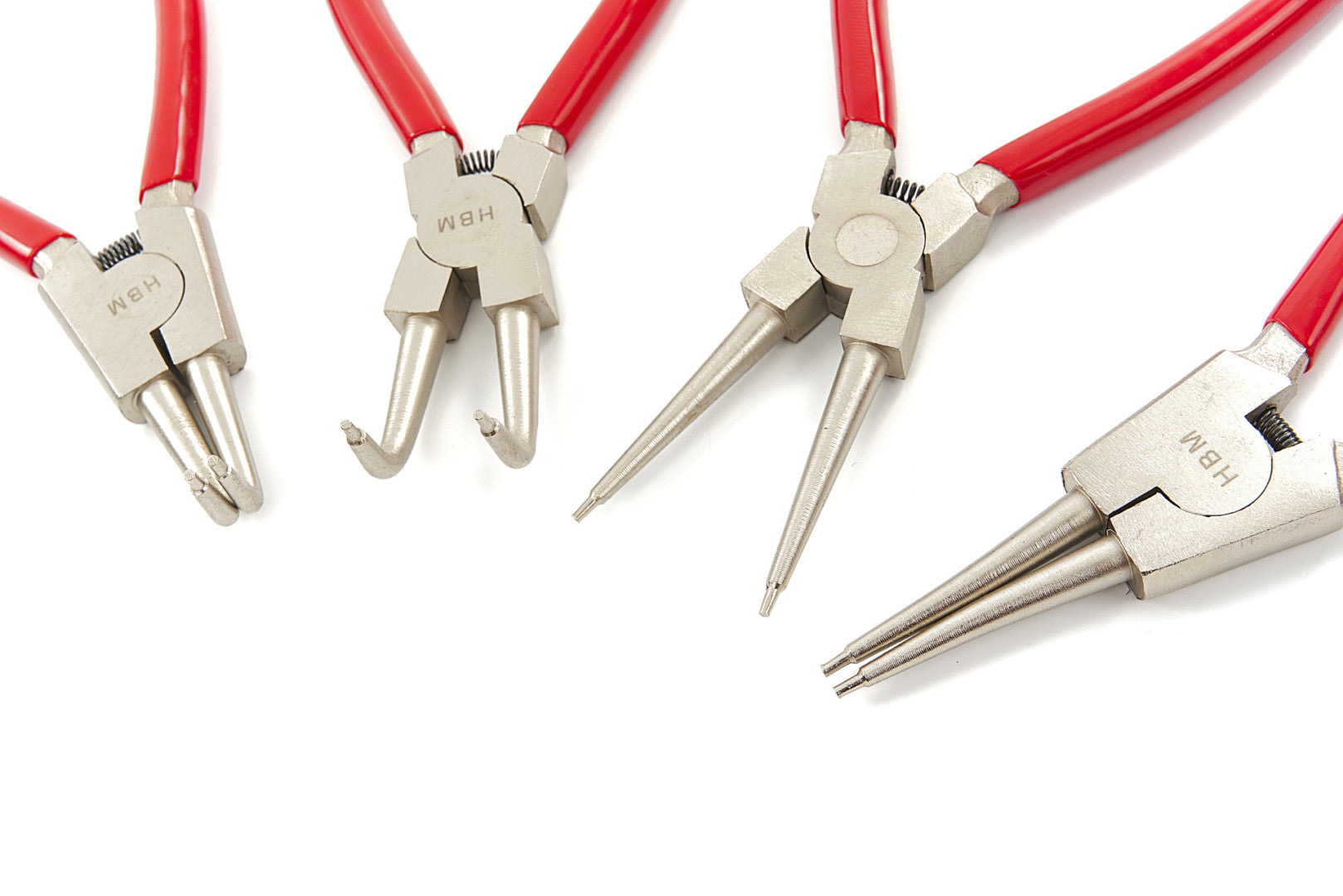 Sada 4 seeger klieští 225 mm hbm