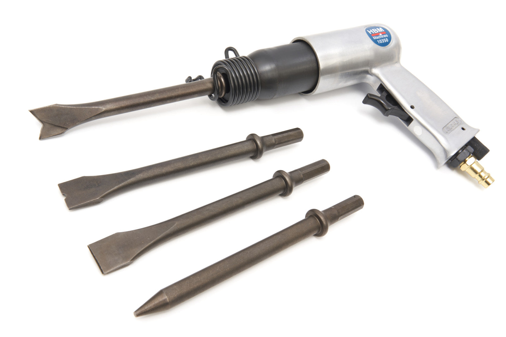 Sada sekáča a pneumatického ihlového orezávača 2 v 1 hbm