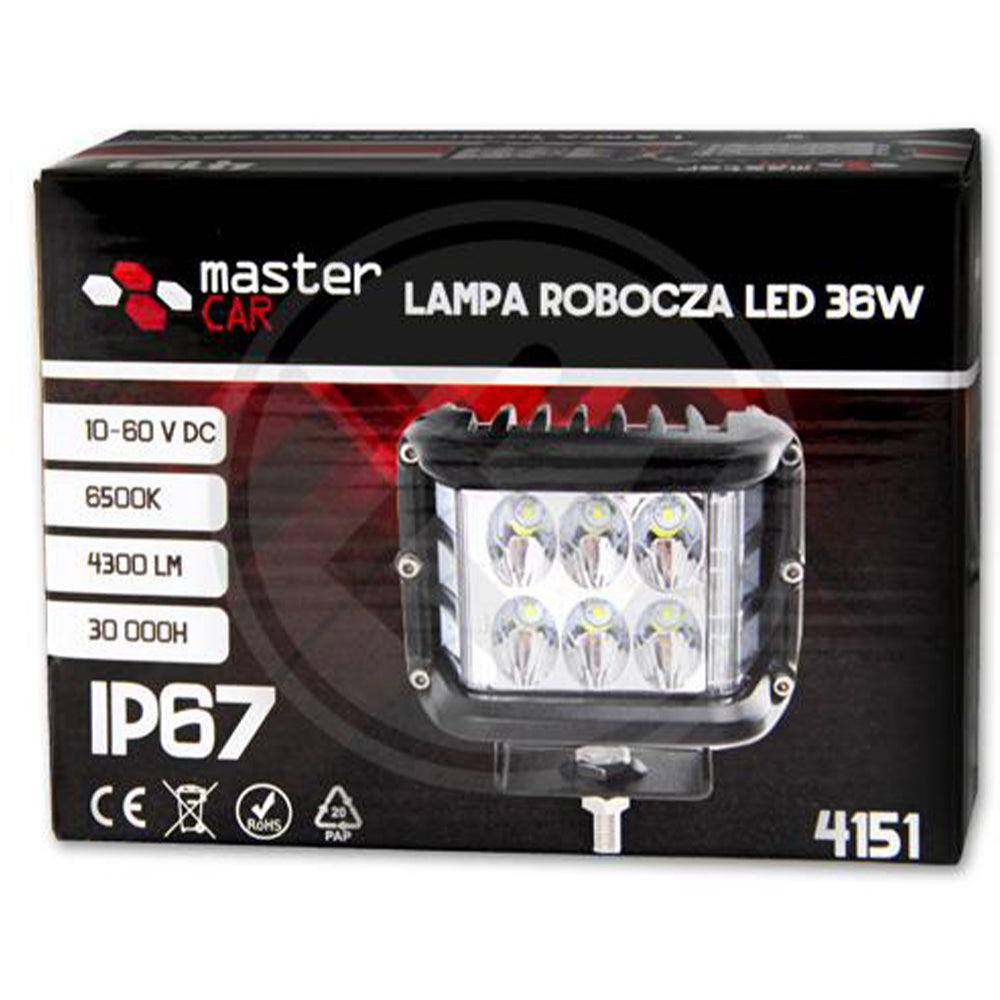 LED reflektor - svetlomet 10 - 60V 36W offroad