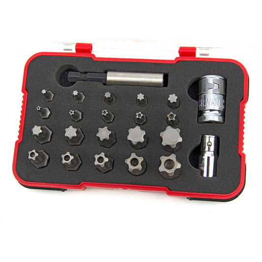 Sada TORX, TORX Plus, TORX Plus Security bitov, 23ks HBM Machines Holandsko