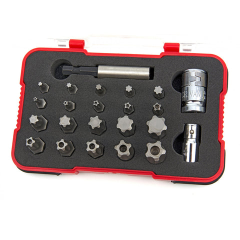 Sada TORX, TORX Plus, TORX Plus Security bitov, 23ks HBM Machines Holandsko