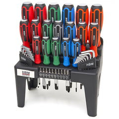 Sada mechanických skrutkovačov 44ks HBM