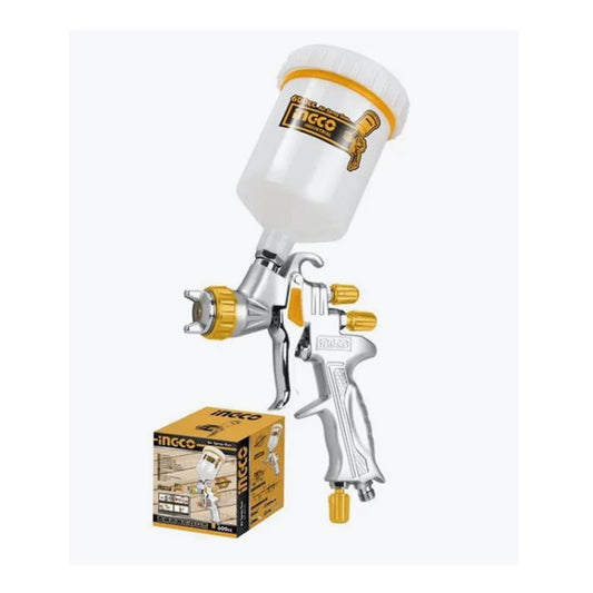 Striekacia pištoľ LVMP s hornou plastovou nádržkou 1,3mm 600ml Ingco