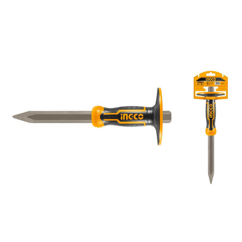 Dláto - sekáč na betón s ostrým špicatým hrotom 305mm Ingco