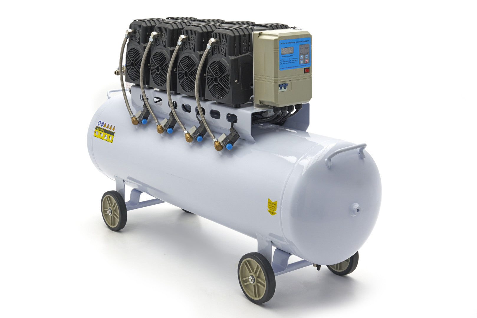 Tichý bezolejový kompresor s nízkou hlučnosťou SGS 200l 10bar HBM Machines Holandsko