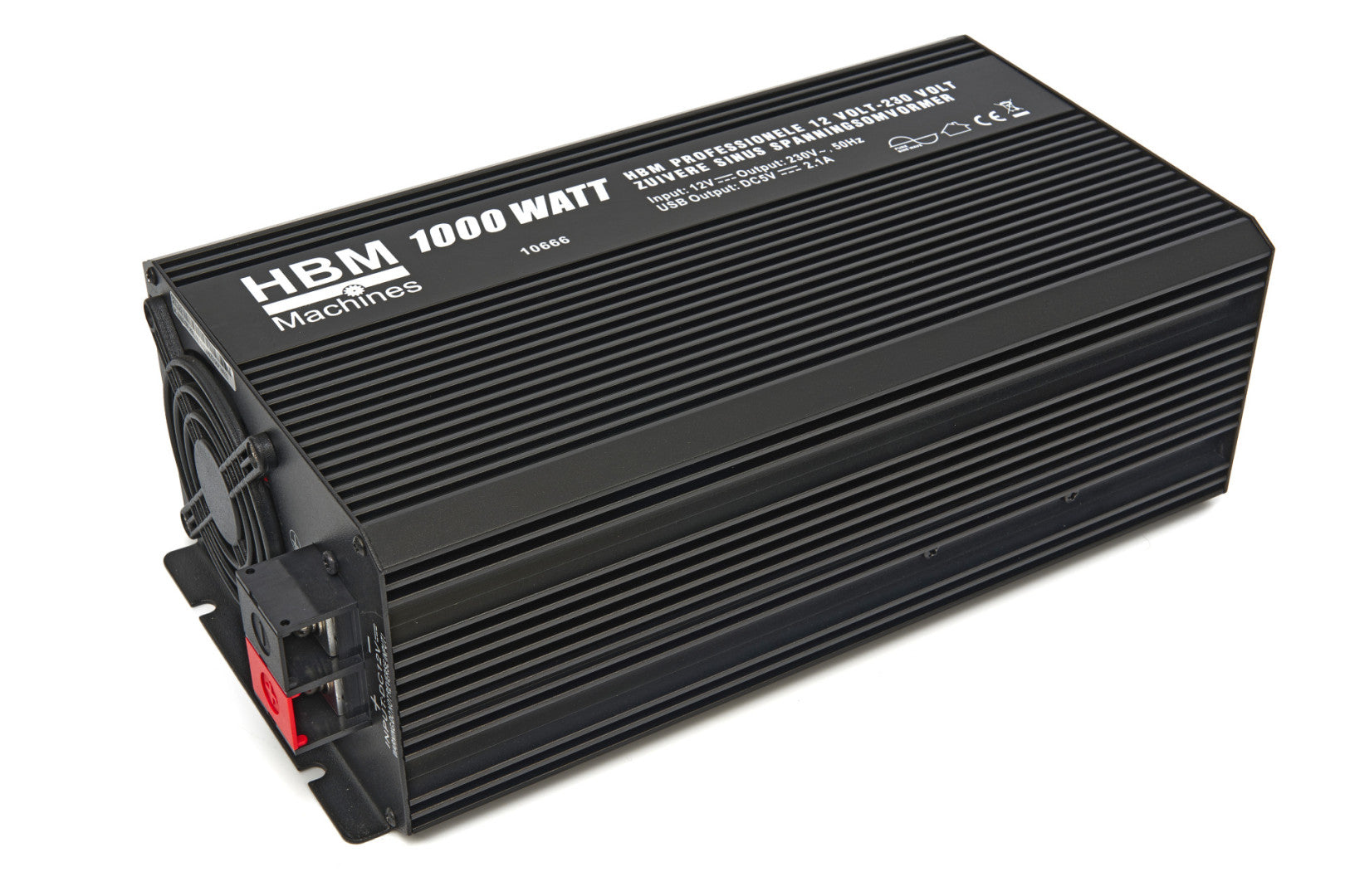 Menič napätia do auta 3000W 12V - 230V HBM