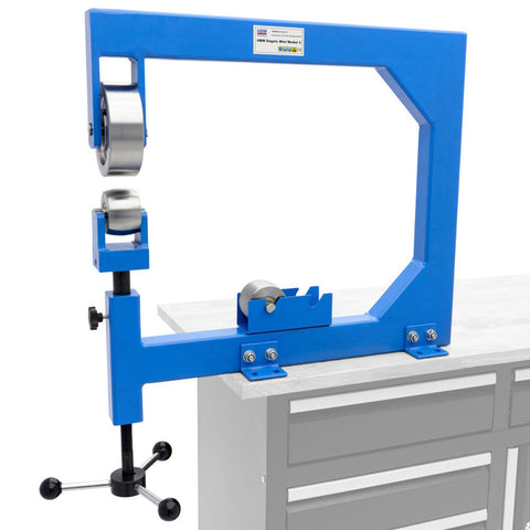 Stroj na tvarovanie plechu - anglické koleso HBM model 3
