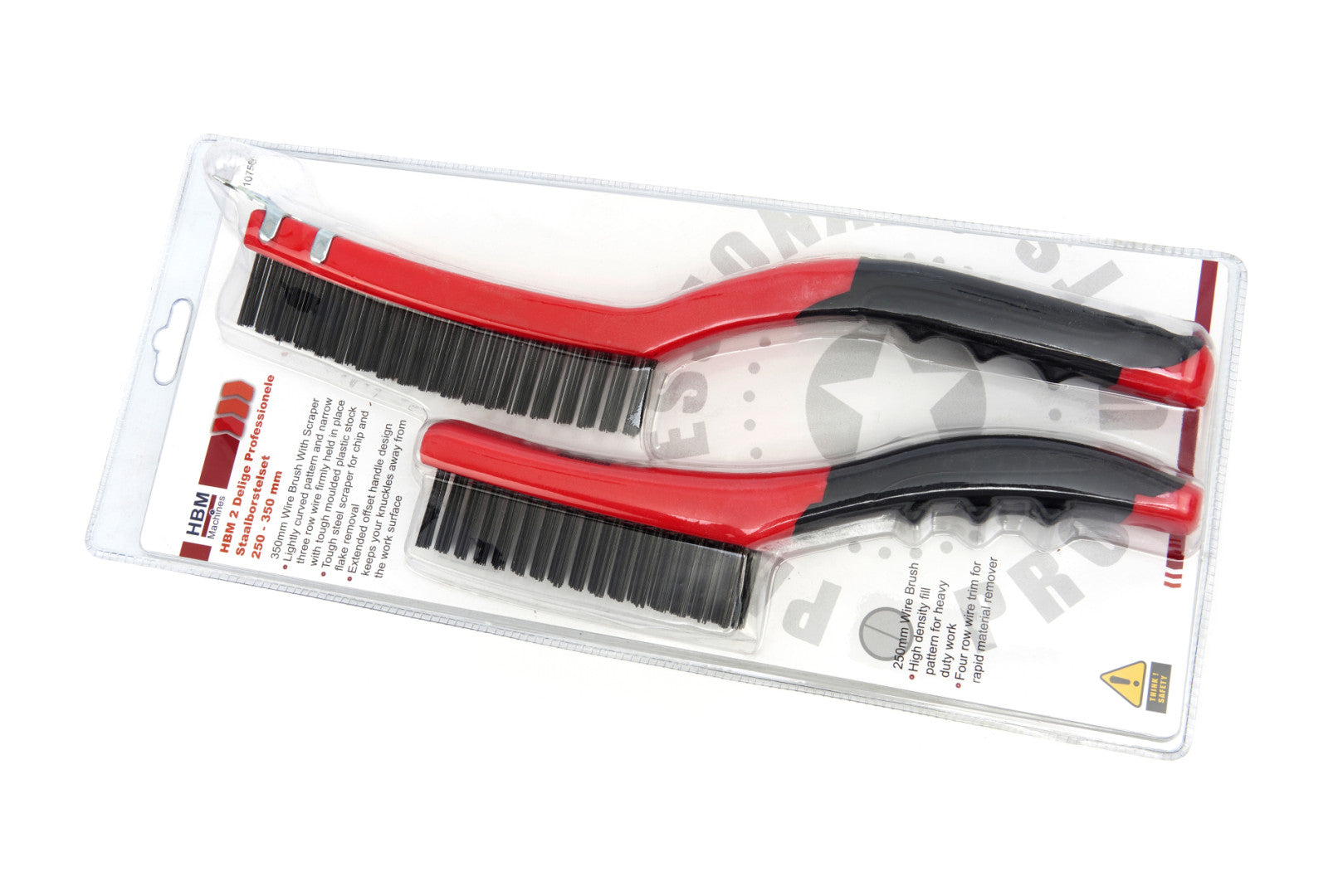 Súprava 2 drôtených kief 250–350 mm hbm