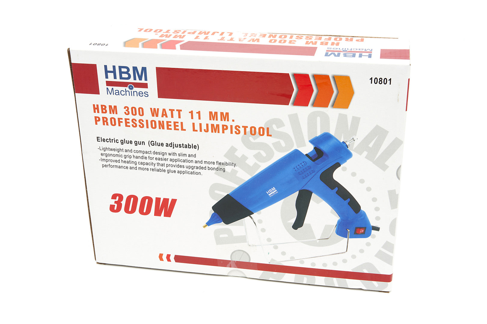 Tavná lepiaca pištoľ 11 mm 300 w hbm