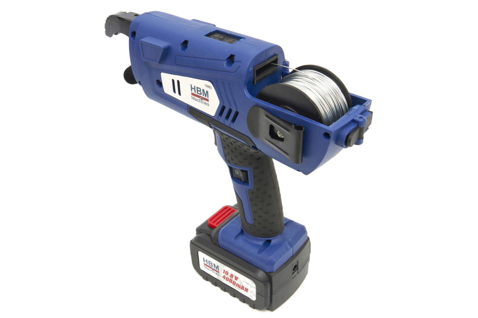 Viazač armatúr, roxorov, výstuží, betonárskej ocele - 2 akumulátory 10,8V 4,0Ah HBM