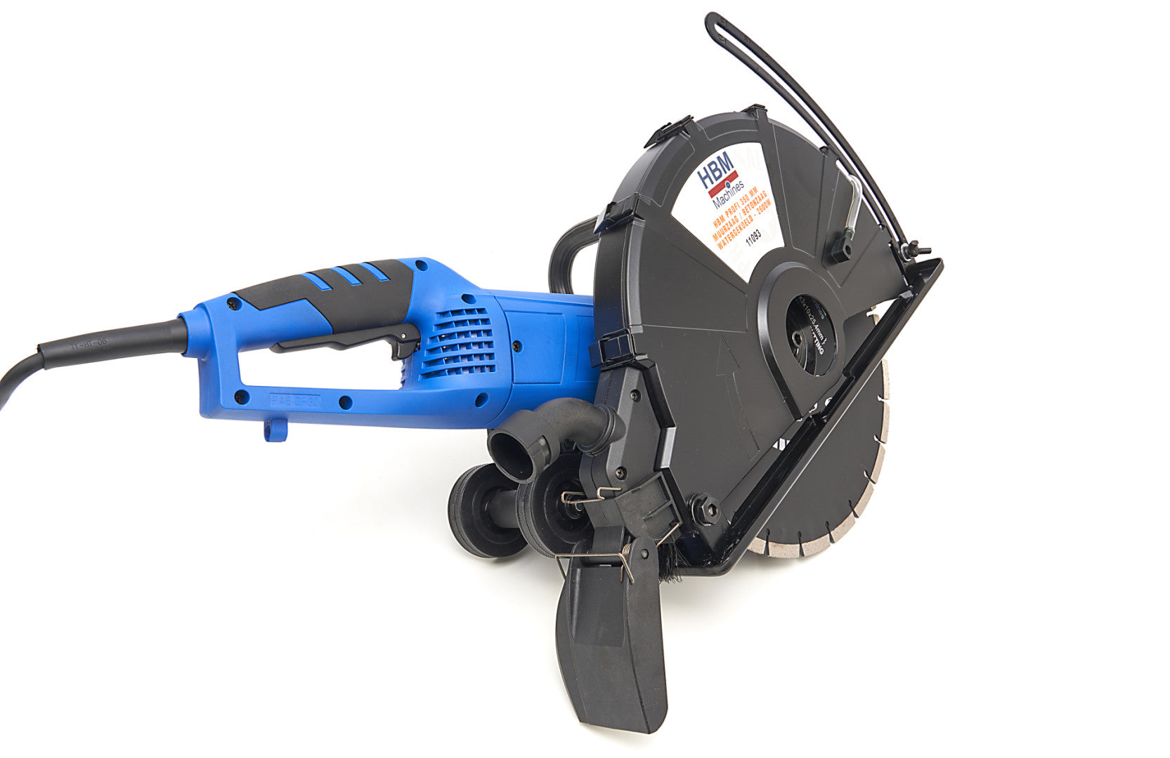 Elektrická kotúčová píla - rezačka na betón, chladenie vodou 2600W 350mm HBM