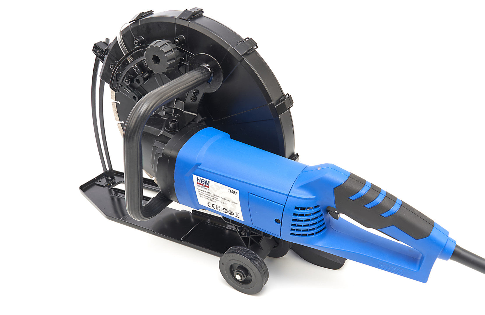 Elektrická kotúčová píla - rezačka na betón, chladenie vodou 2600W 350mm HBM