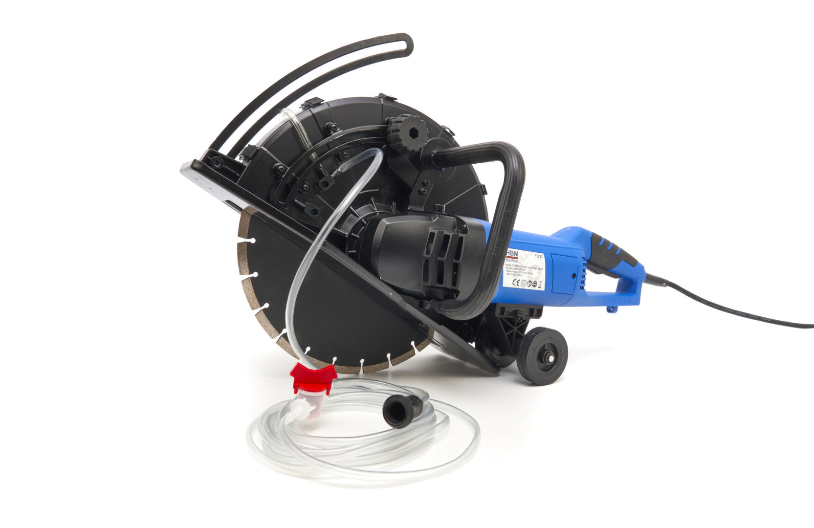 Elektrická kotúčová píla - rezačka na betón, chladenie vodou 2600W 350mm HBM