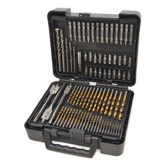 Súprava bitov, vrtákov, vykružovacích koruniek a fréz na drevo, kov a murivo, 204ks HBM