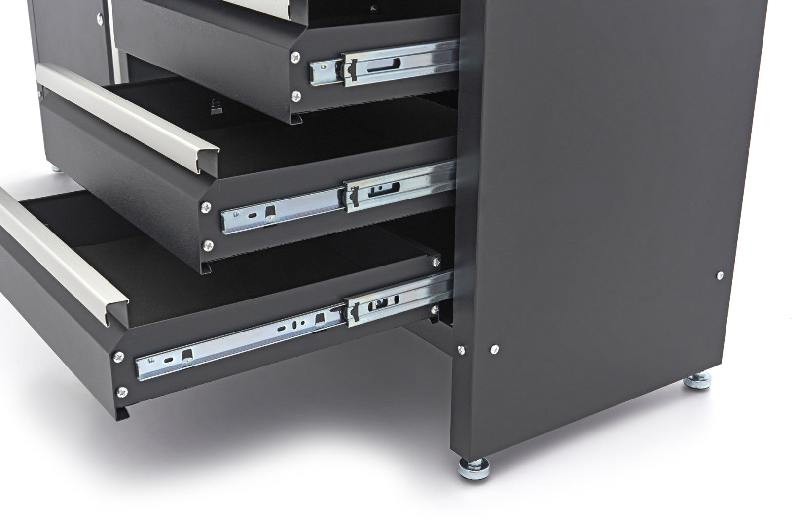 Pracovný stôl do dielne so 6 zásuvkami, 1 dvierkami a drevenou doskou z masívu 171 cm, HBM Machines premium, Holandsko