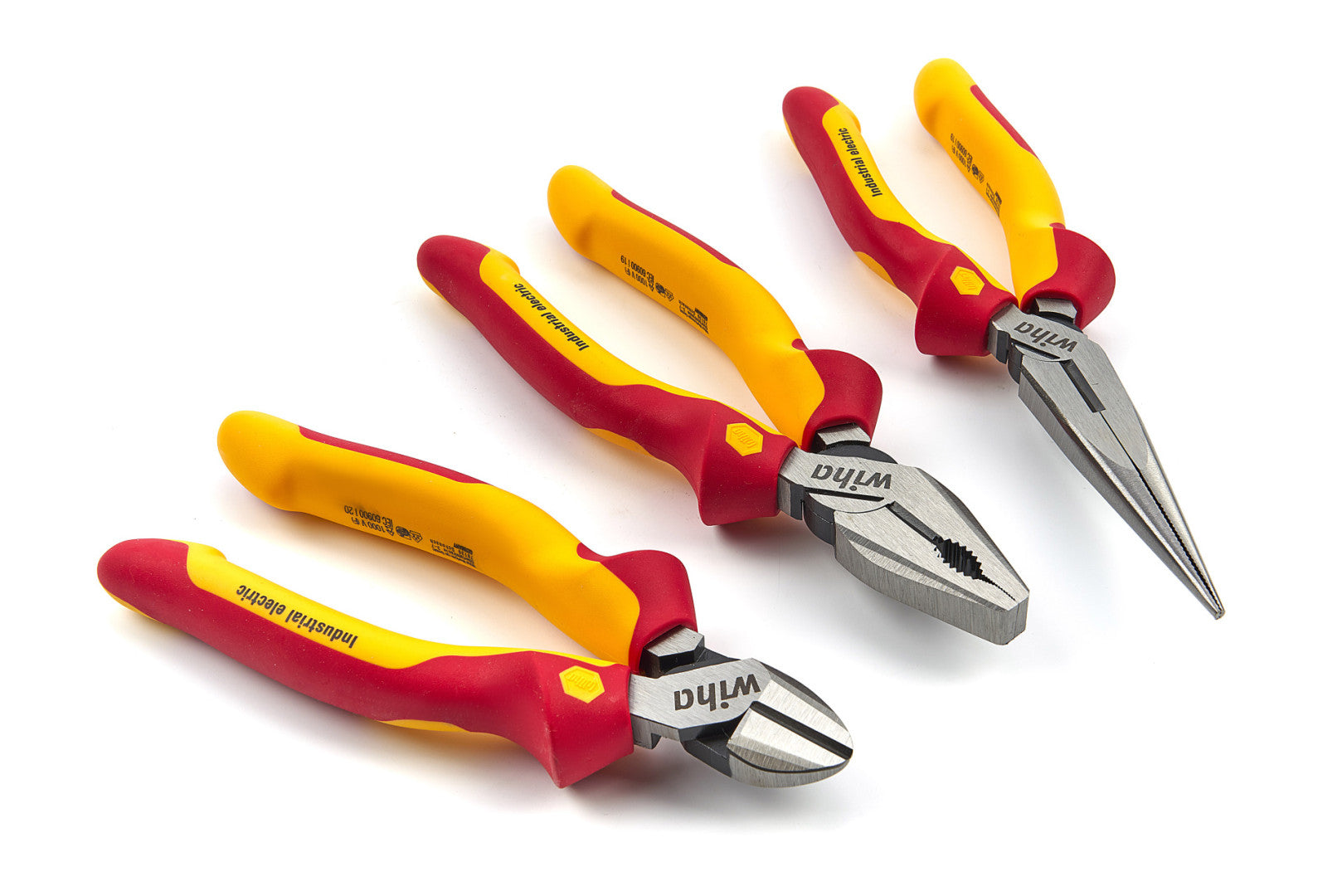 Sada 3 izolovaných klieští pre elektrikárov s ochranou vde wiha