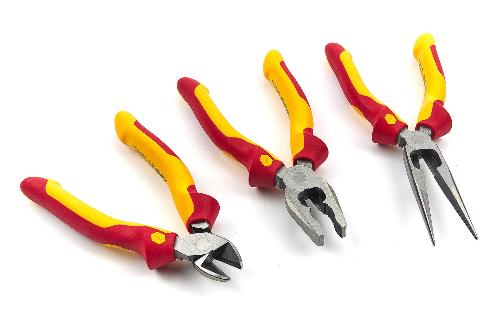 Sada 3 izolovaných klieští pre elektrikárov s ochranou vde wiha