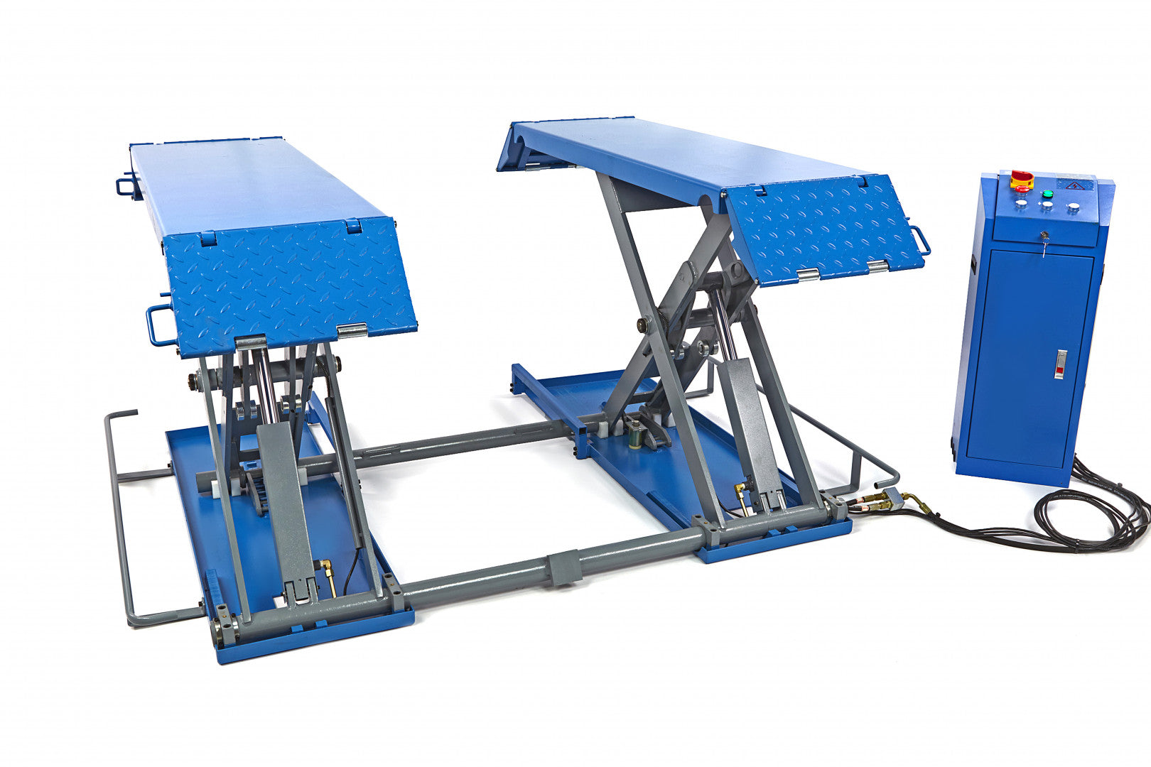 Nožnicový zdvihák 220V 3t HBM + olej zdarma