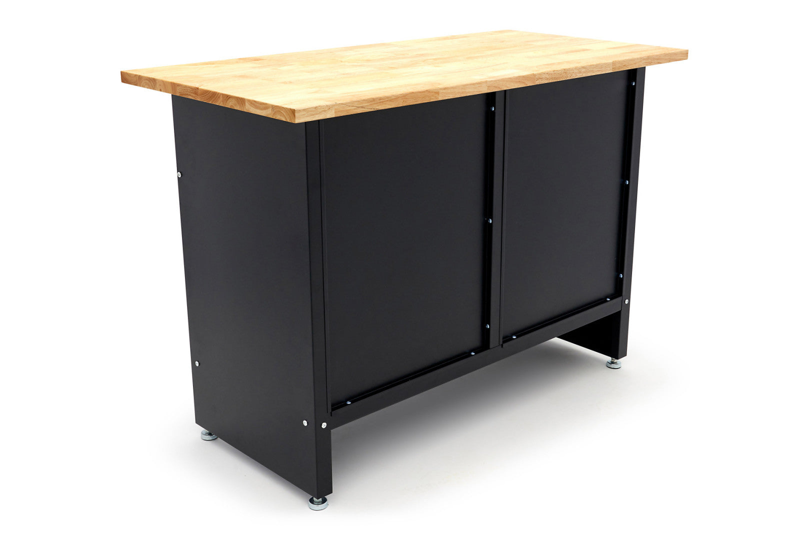 Dielenský pracovný stôl 120cm s 8 zásuvkami a drevenou doskou