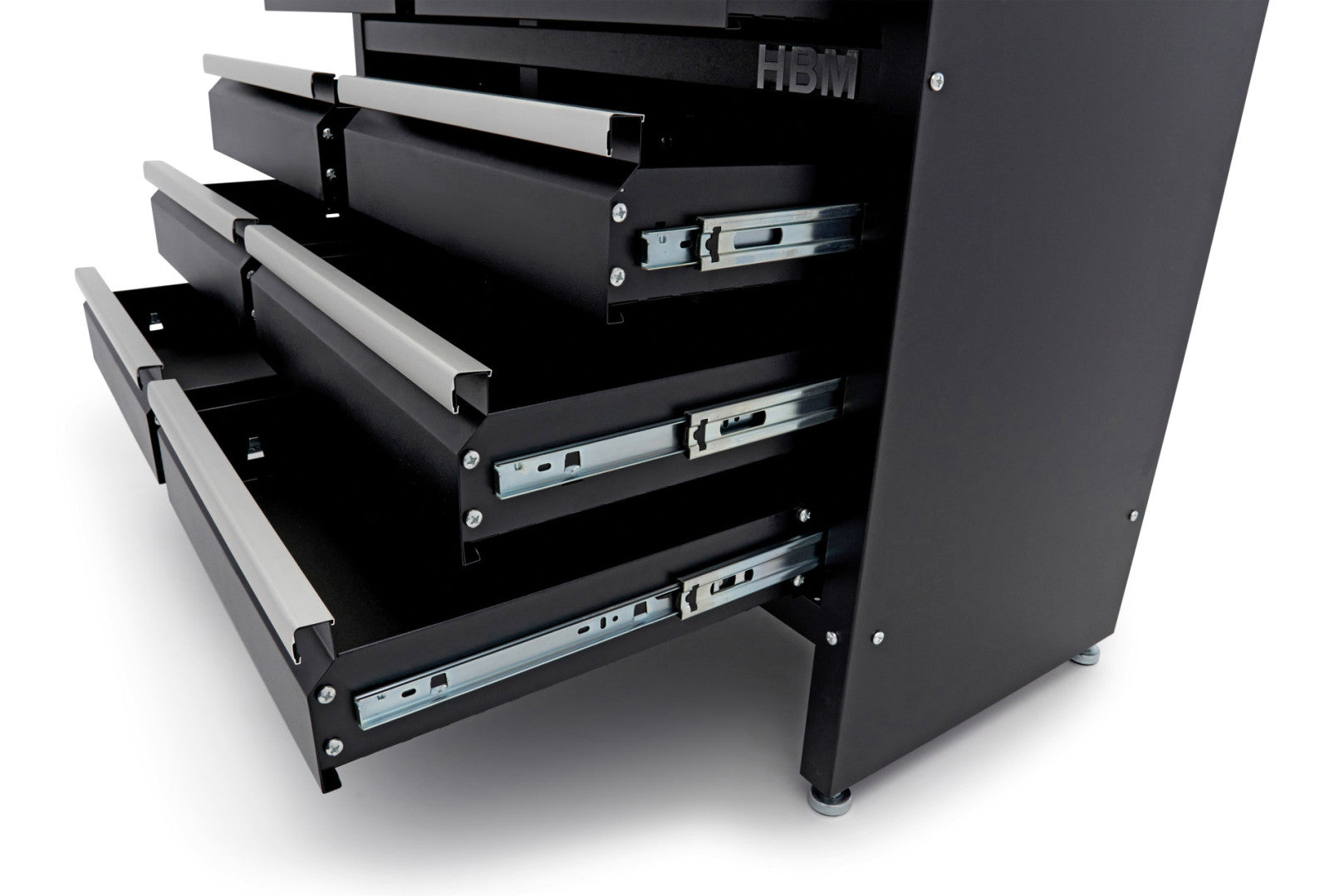 Dielenský pracovný stôl 120cm s 8 zásuvkami a drevenou doskou