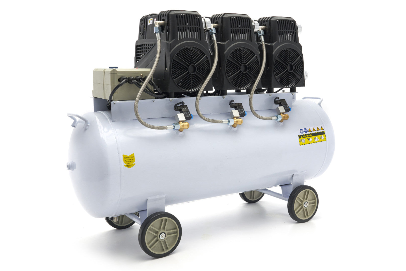 Tichý bezolejový kompresor s nízkou hlučnosťou 150l 10bar HBM Machines Holandsko