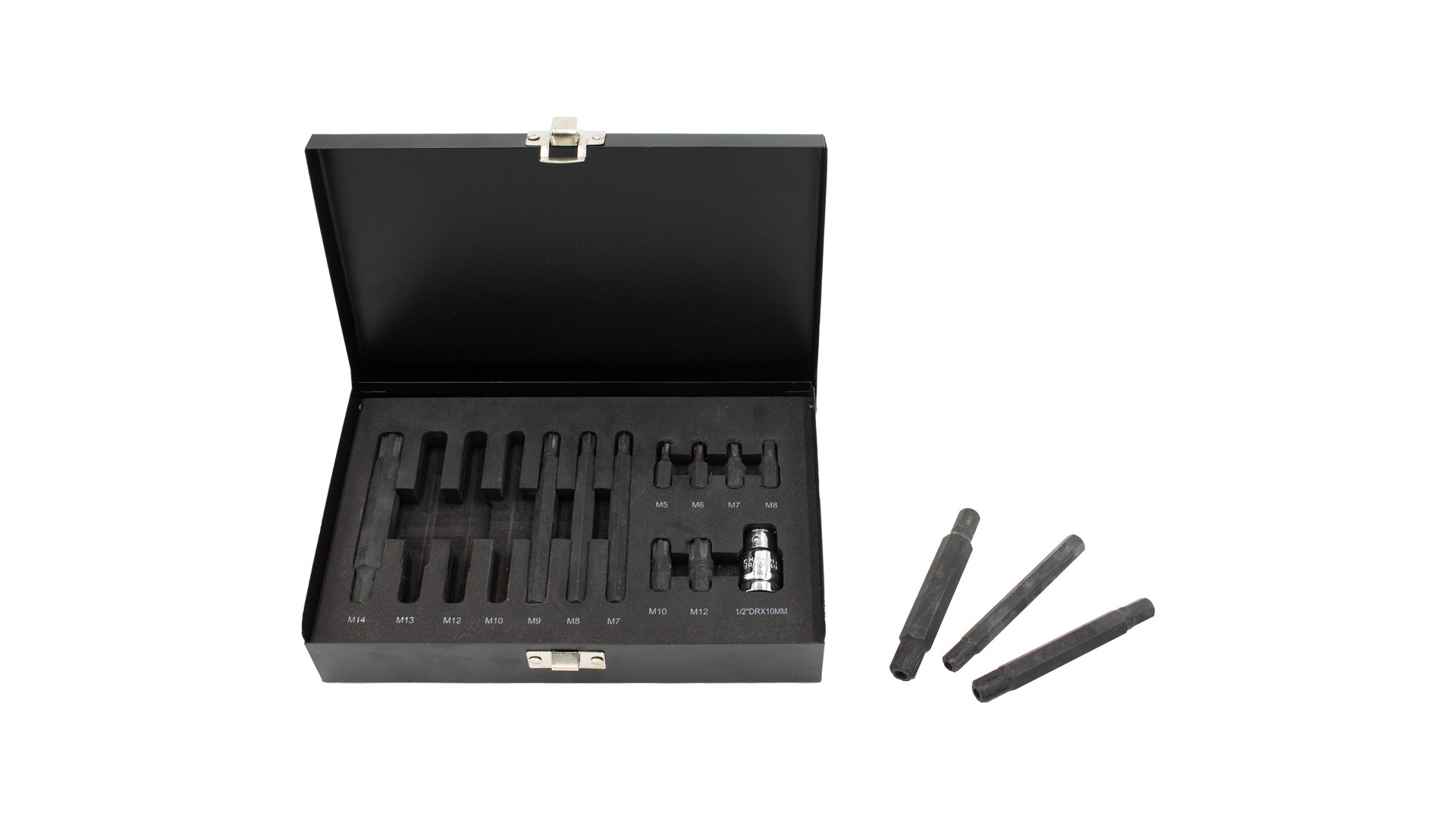 Sada ribe bitov na rázové uťahovanie 14 kusov kroftools