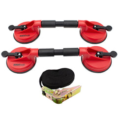 Sada s prísavkou na demontáž čelného skla + upevňovací popruh kroftools