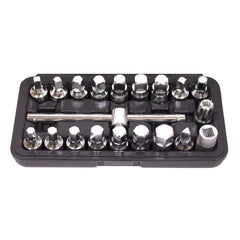 Sada kľúčov - nadstavcov na zátky olejových vaní 20ks Kroftools