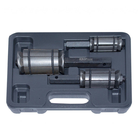 Súprava lisov na roztiahnutie výfukových rúr 3 kusy 30–87 mm kroftools