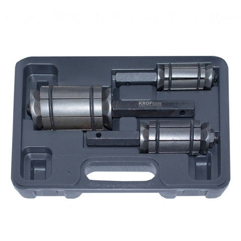 Súprava lisov na roztiahnutie výfukových rúr 3 kusy 30–87 mm kroftools