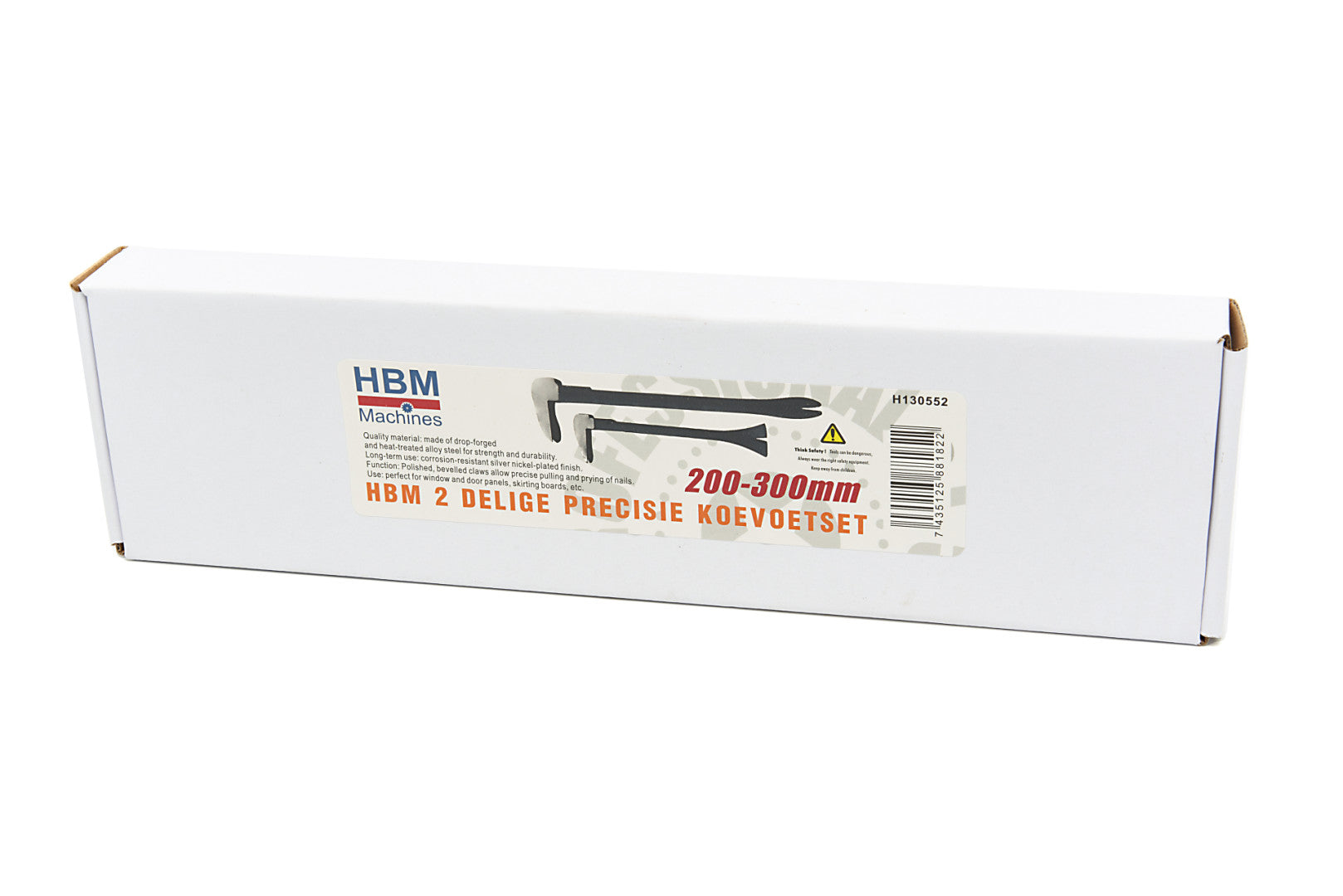 Sada presných pák typu páčidlo – 2 kusy – HBM