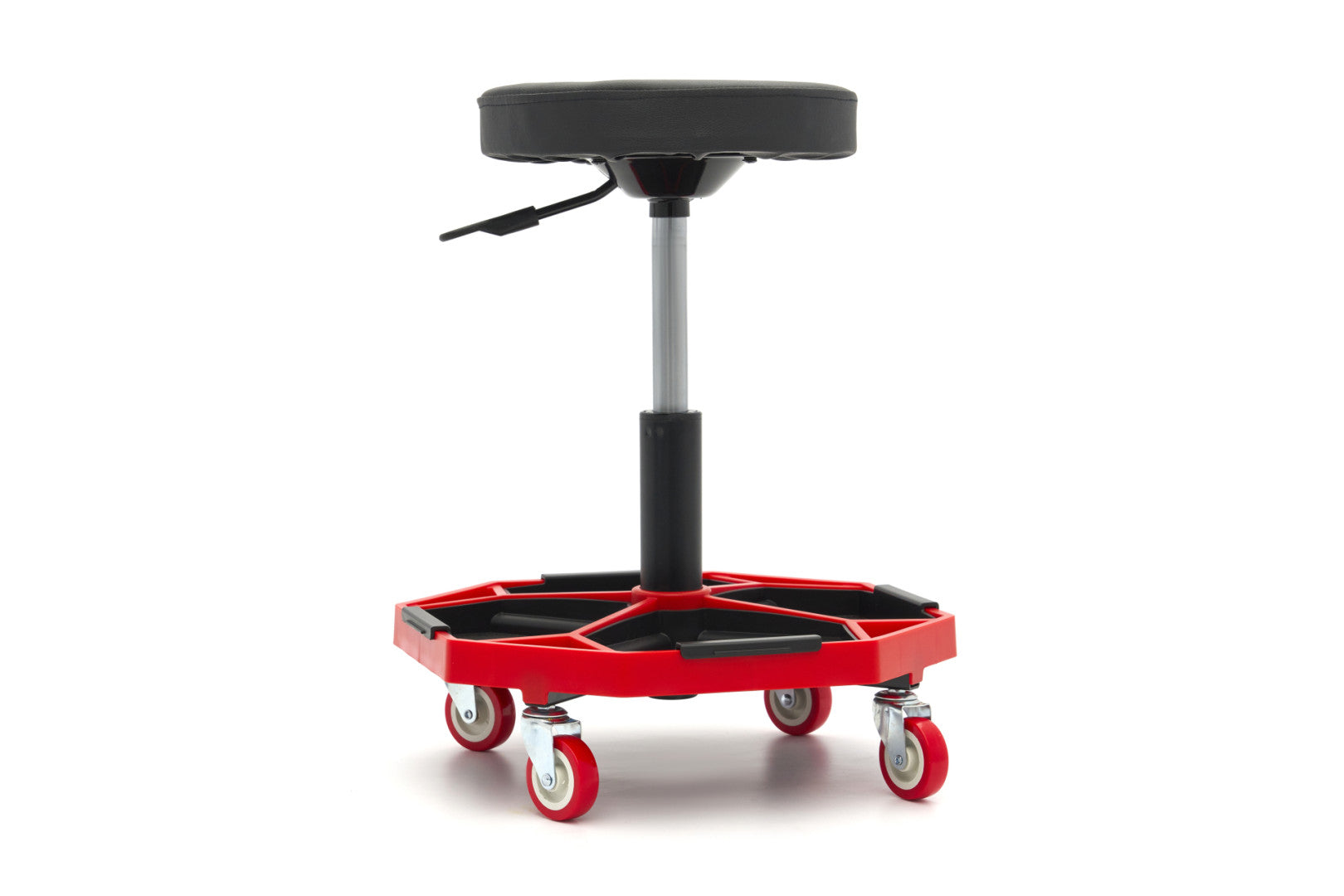 Pracovná - dielenska stolička výškovo nastaviteľná s držiakom na náradie HBM