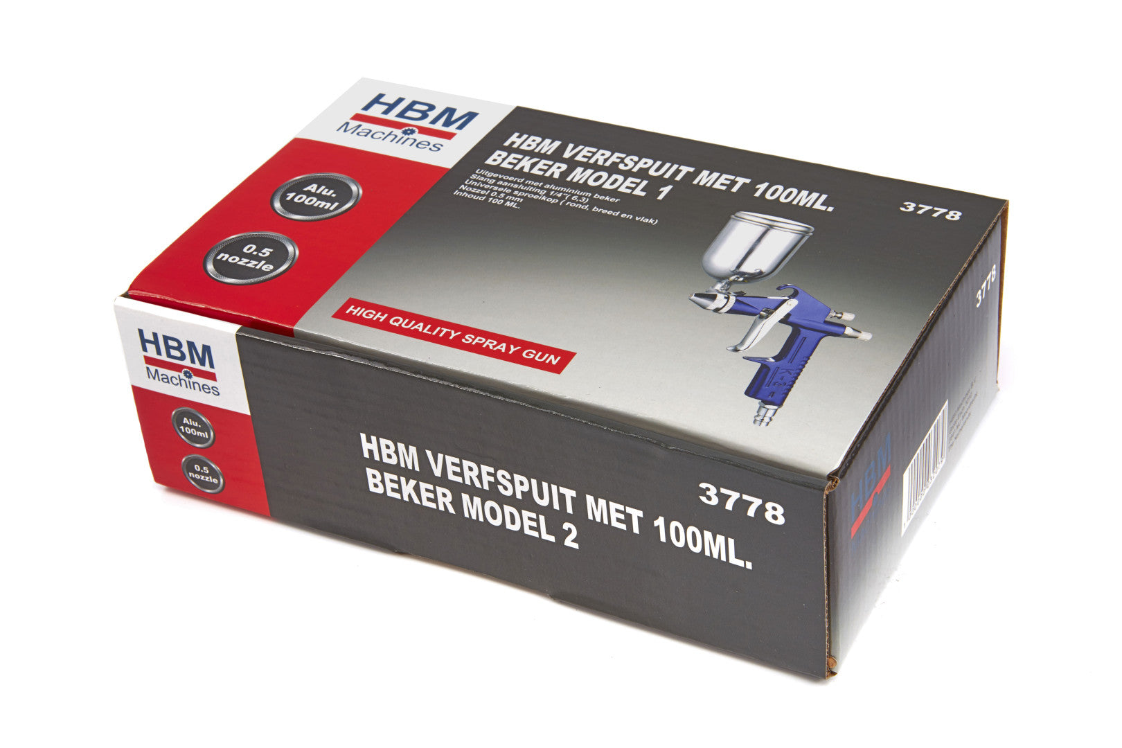 Striekacia pištoľ 0,5mm, 100ml HBM