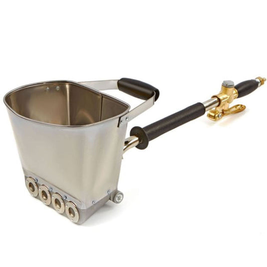 Stroj na omietanie z nehrdzavejúcej ocele gebo