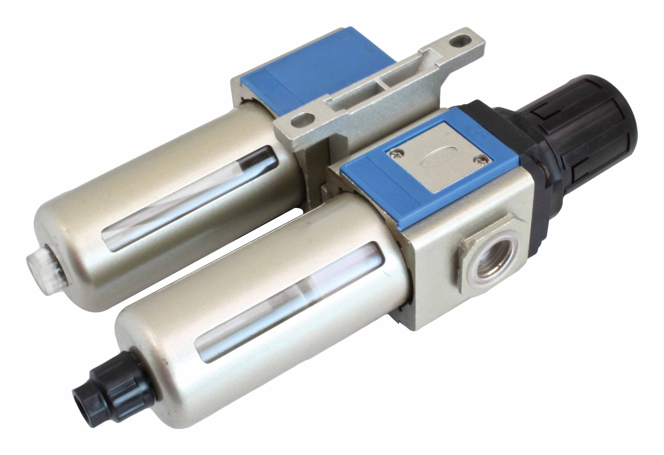 Filter - regulátor tlaku vzduchu s primazávačom pre pneumatické rozvody 1/2''