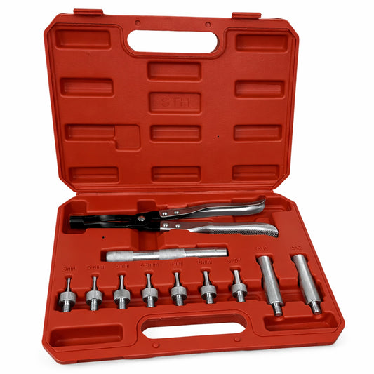 Kliešte na tesnenie ventilov, sada 11ks, Gebo Tools