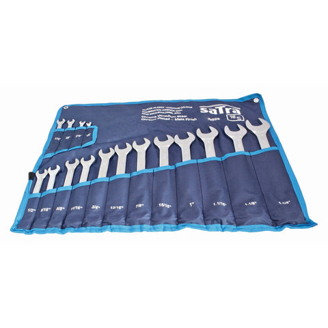 Sada kombinovaných očko-plochých kľúčov v palcoch 16ks