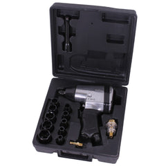 Súprava pneumatického rázového uťahováka 1/2'' s nástrčnými kľúčmi 9 - 27mm