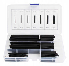 Sada čiernych zmršťovacích bužírok TC527, 127ks