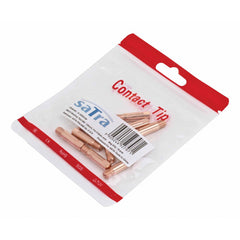 Sada 10 kontaktných špičiek Ø0,6, závit M6 x 25, kompatibilné so zváracími pištoľami MIG/MAG typ MB15