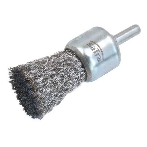 Oceľová drôtená kefa na vŕtačku 25 x 6mm Satra
