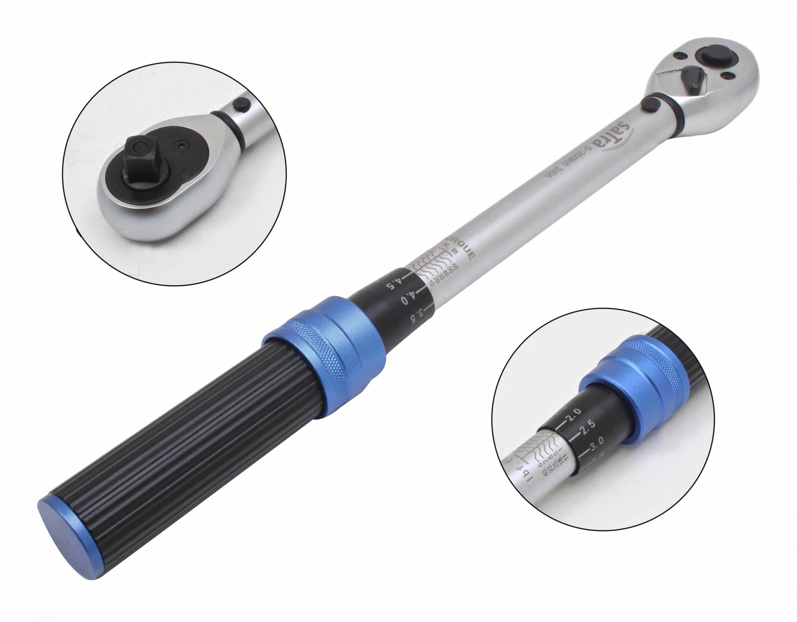 Momentový kľúč 10 - 60Nm 3/8'' Satra