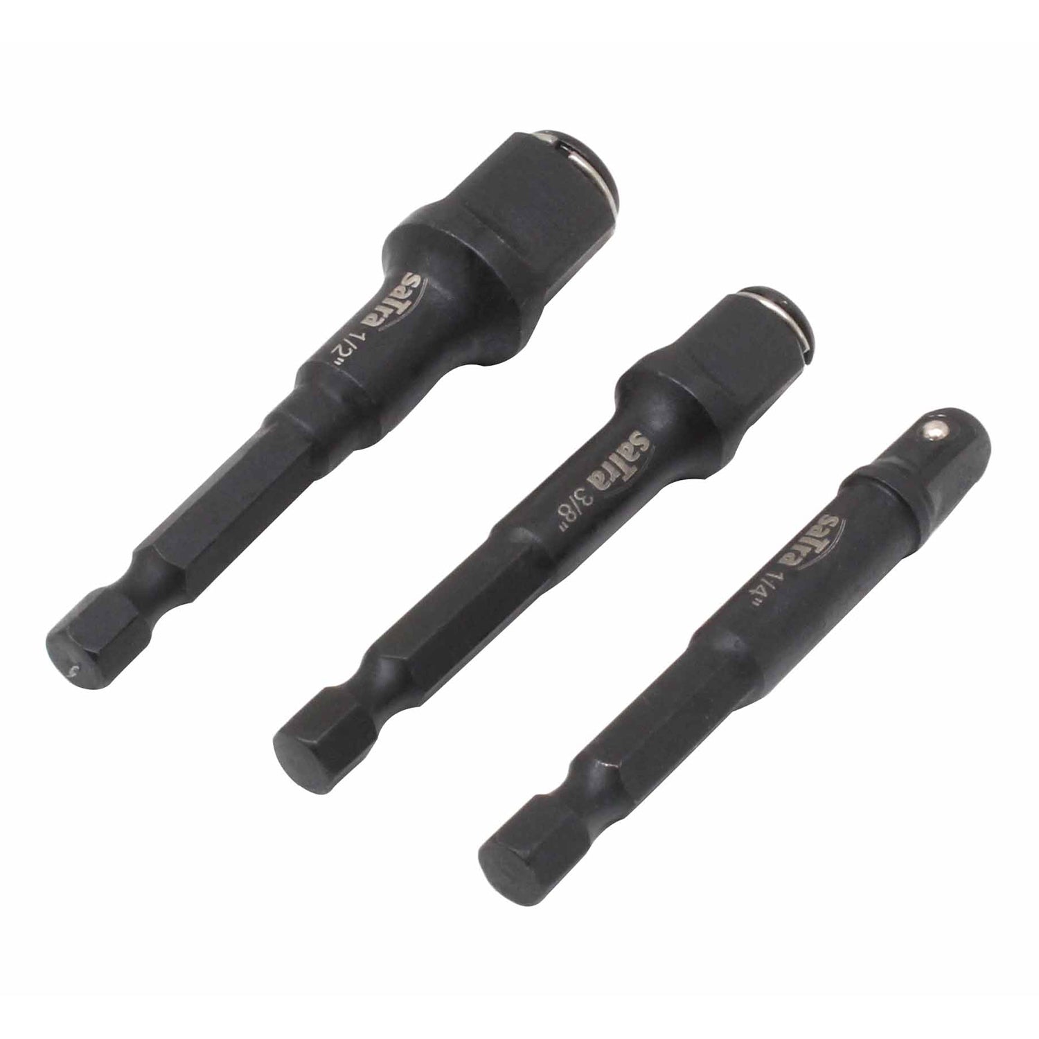 Sada 3 adaptérov na nástrčné hlavice a bity 1/4'' 3/8'' 1/2''