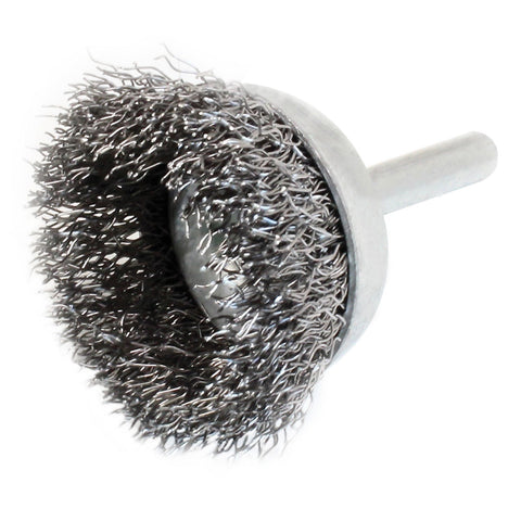 Oceľová drôtená kefa - kotúč na vŕtačku 25 x 6mm