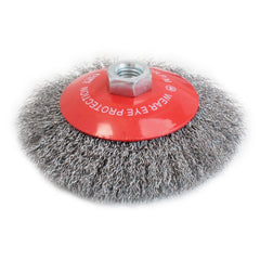 Drôtená kefa - kotúč pre uhlovú brúsku 100mm Satra