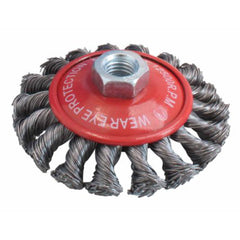 Vrkočová drôtená kefa pre vŕtačku 100mm Satra